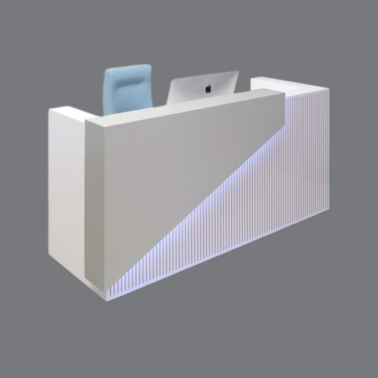 Lumi Angular Reception Desk