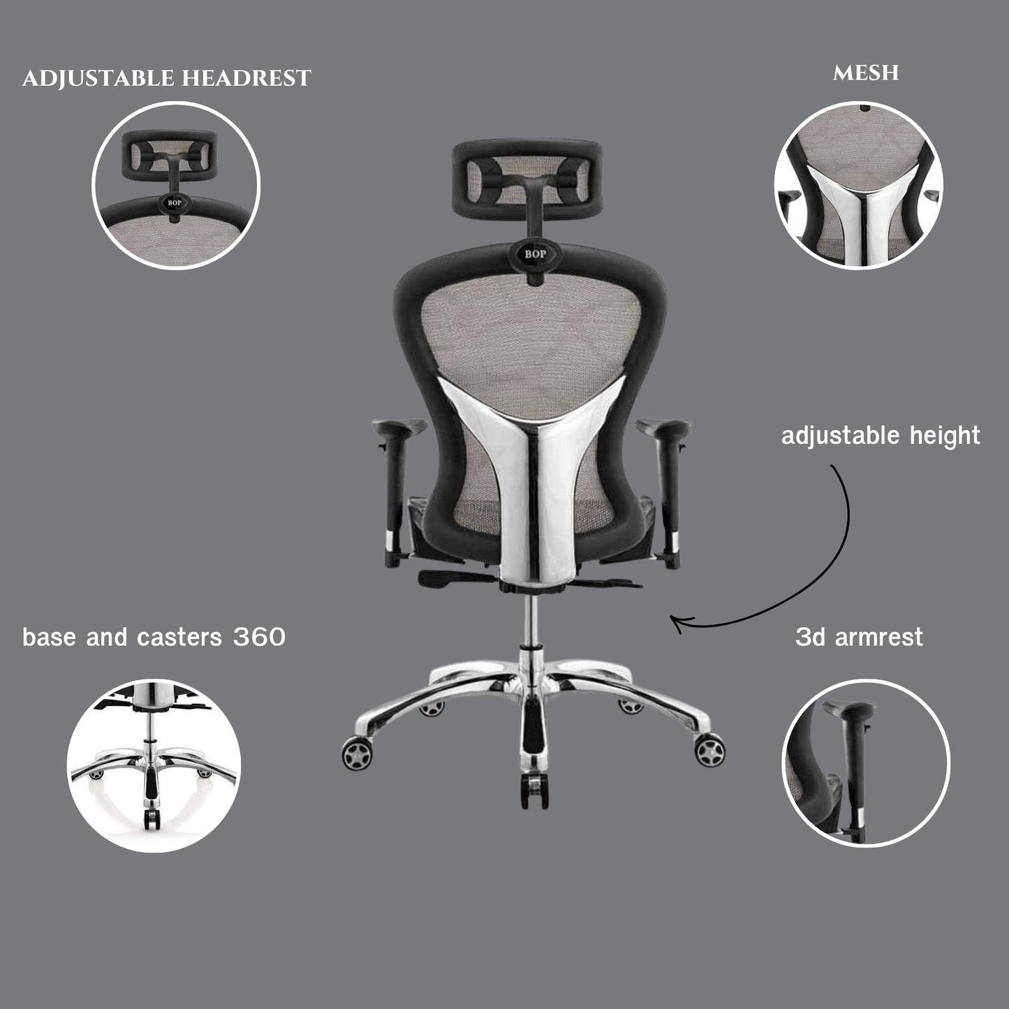 Executive Plus Spine-Support Mesh Chair