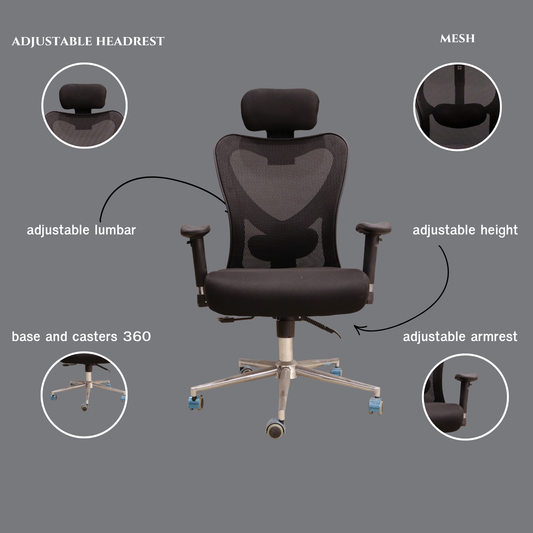 Executive Plus 3D Armrest Mesh Chair