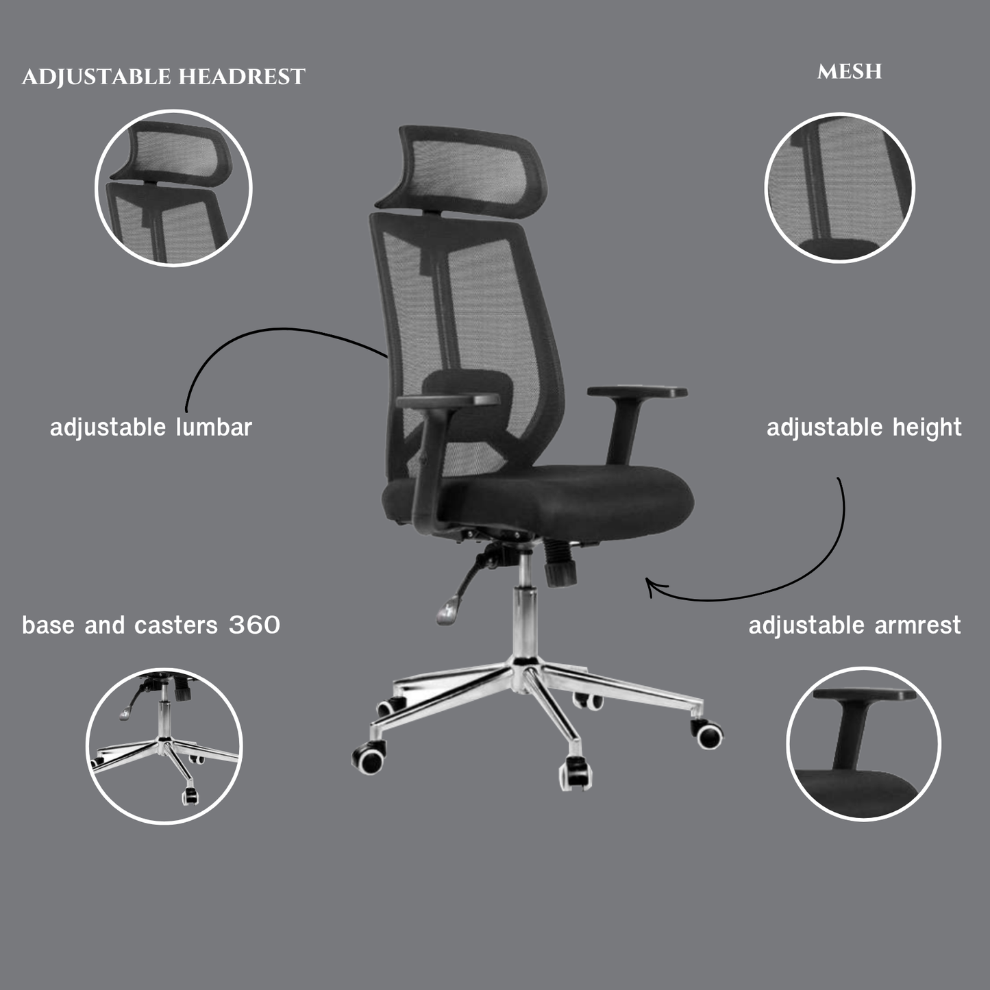 Executive Plus Focus High-Back Mesh Chair II