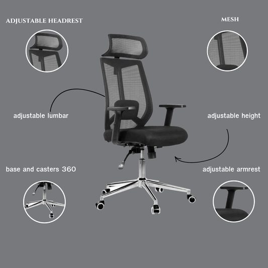 Executive Plus Focus High-Back Mesh Chair II