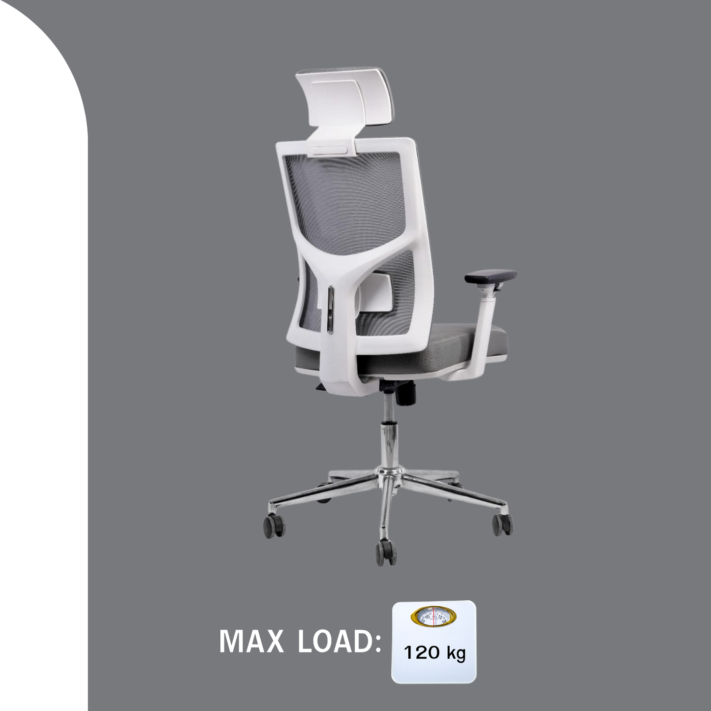 Executive Plus White-Frame Mesh Chair