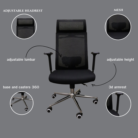 Executive Plus Slim High-Back Mesh Chair