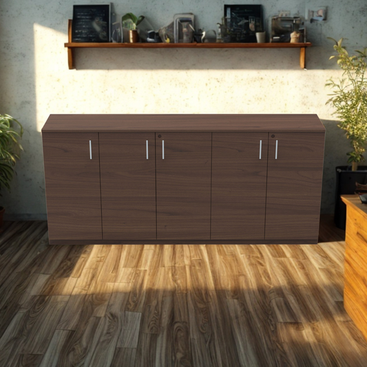 Five-Door Low Office Credenza