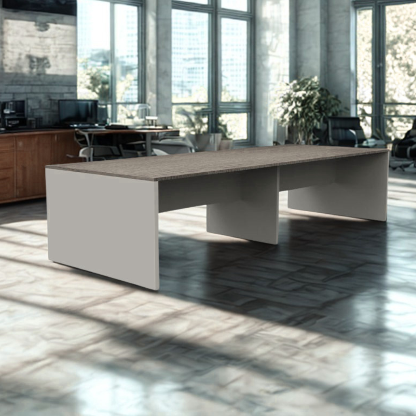 Boardroom Panel-Leg Conference Table
