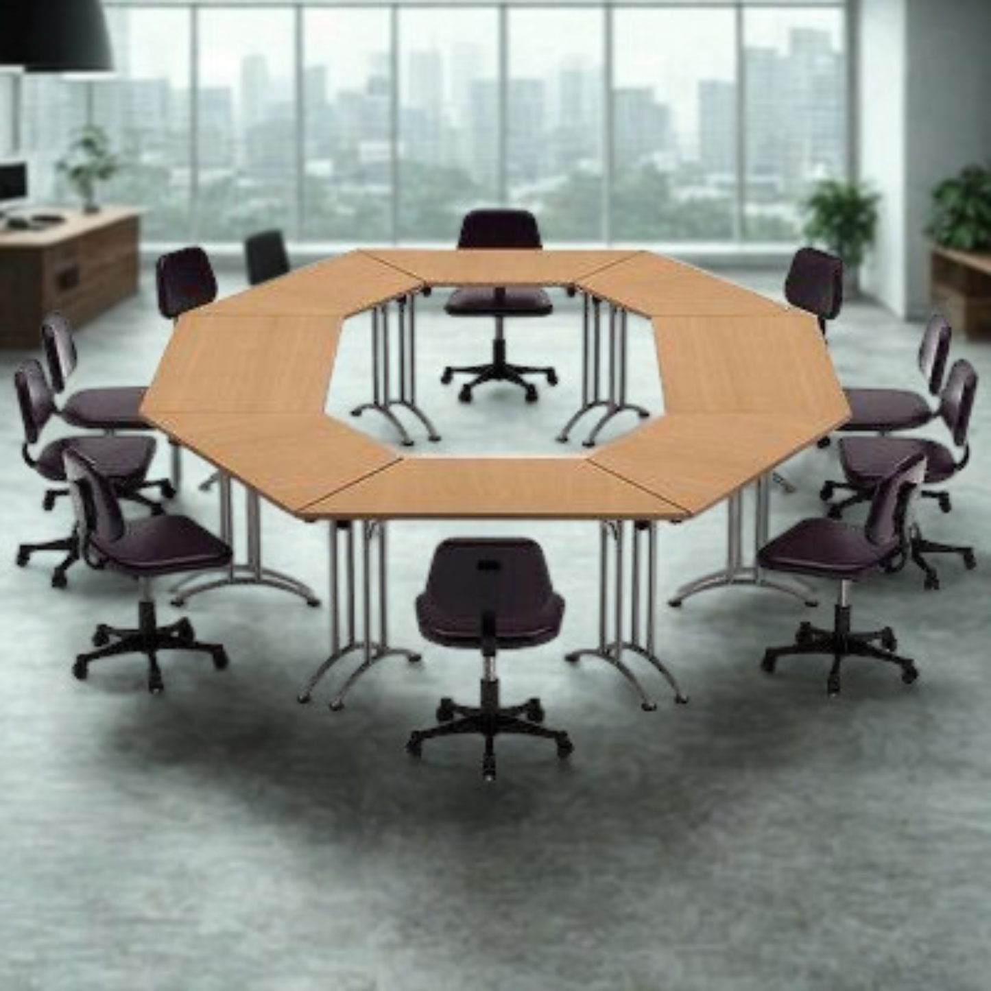 Octagon Collaborative Meeting Table