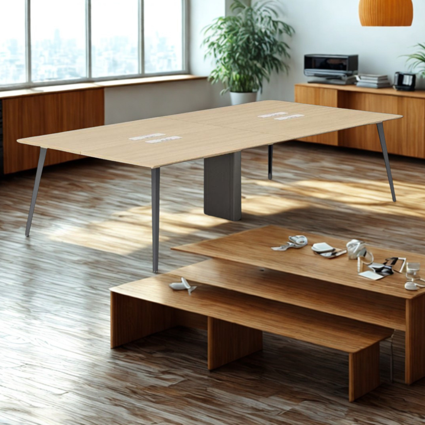 Slimline Rectangular Meeting Table