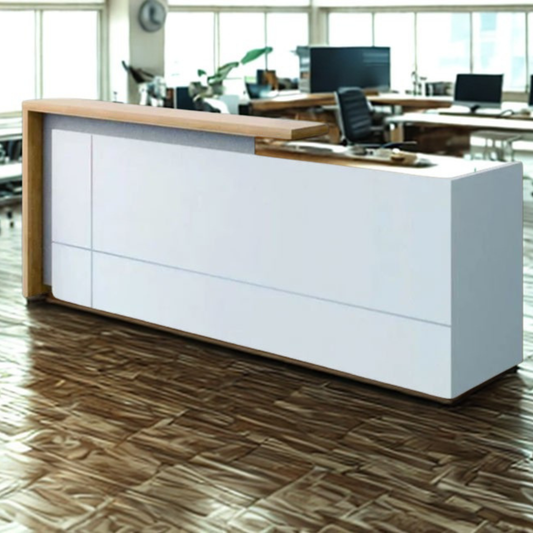 Layered Modern Reception Counter