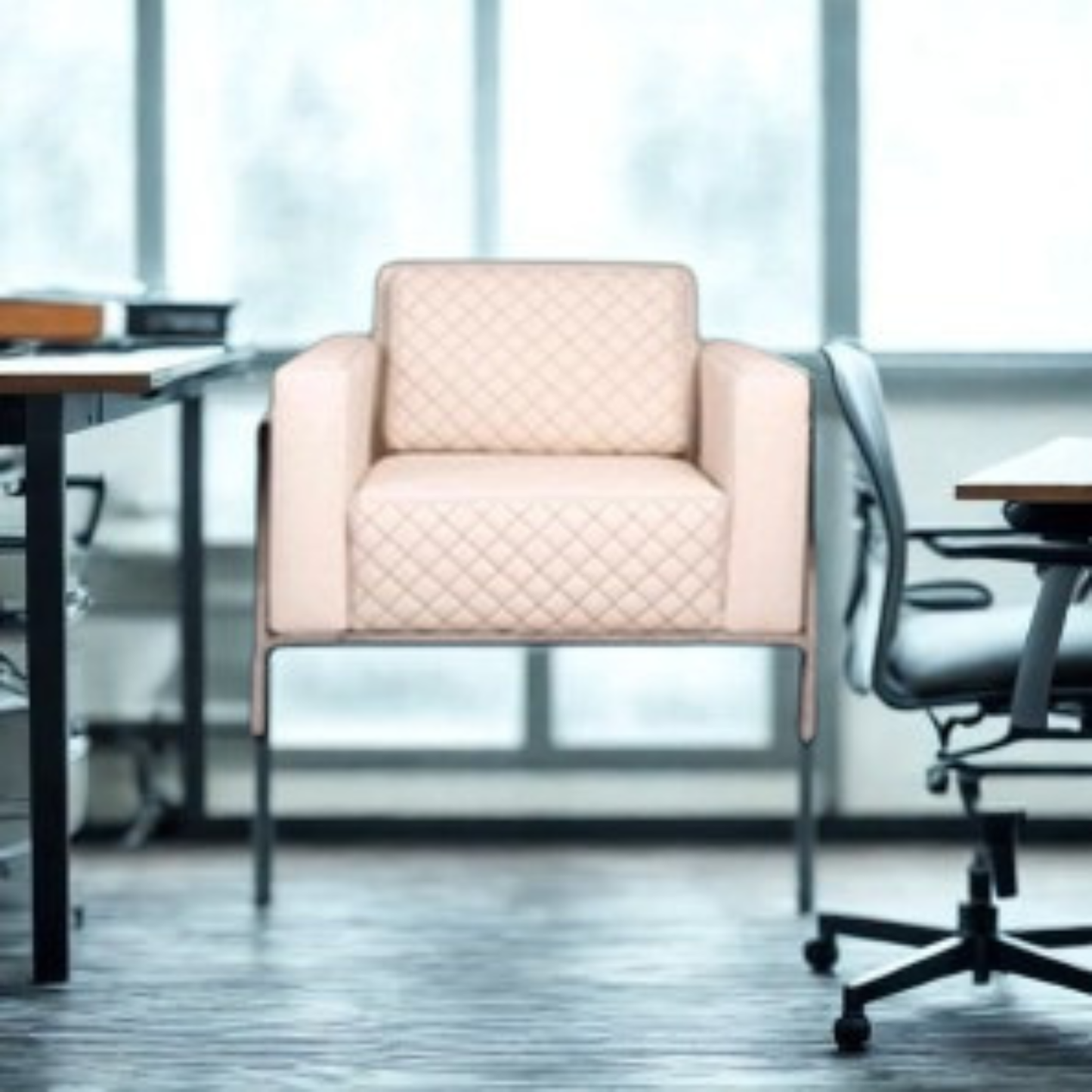 Quilted Executive Lounge Chair